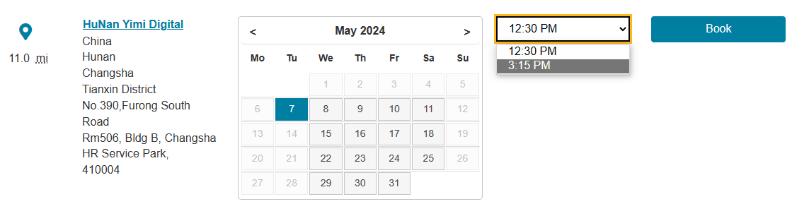 PTE长沙考点5月7日报考情况
