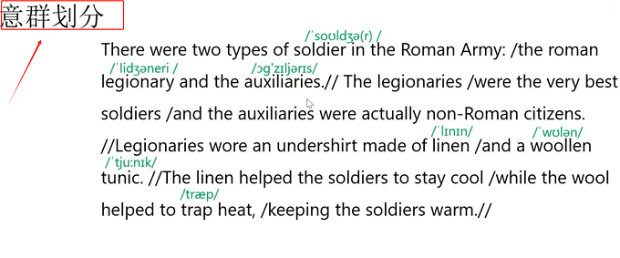 PTE口语RA题型讲解——Roman Army