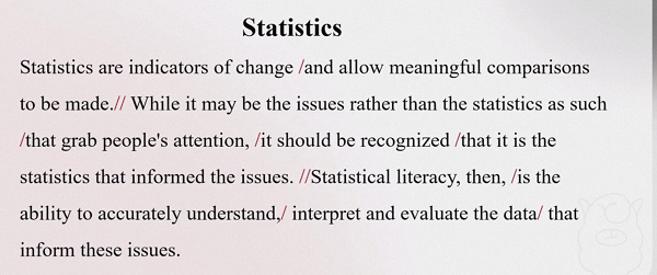 第一部分：意群的划分