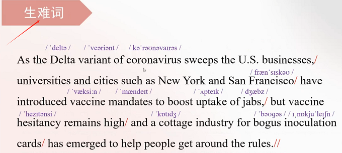 PTE口语RA题型讲解：Delta variant of coronavirus