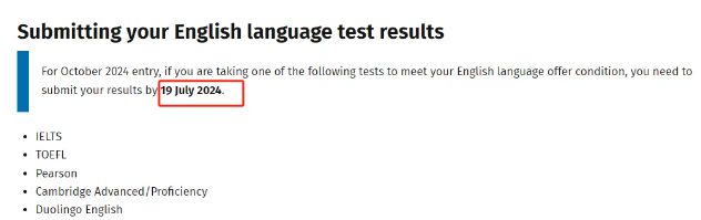 帝国理工学院PTE成绩提交截止日期
