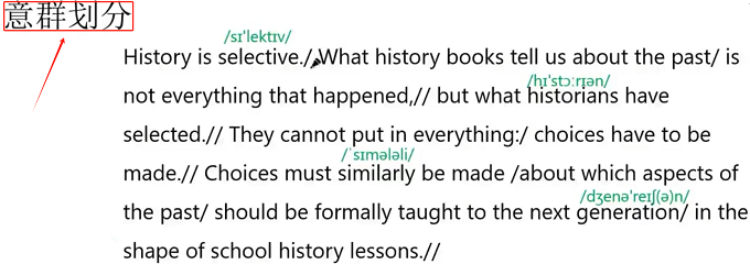 PTE口语RA题型讲解：Selective History