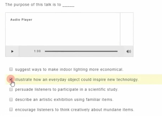 PTE听力题型答题注意事项