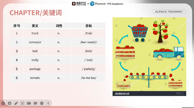 PTE描述图片DI流程图关键词