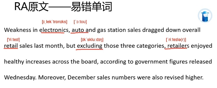 PTE口语RA题型预测Weakness易错单词讲解图