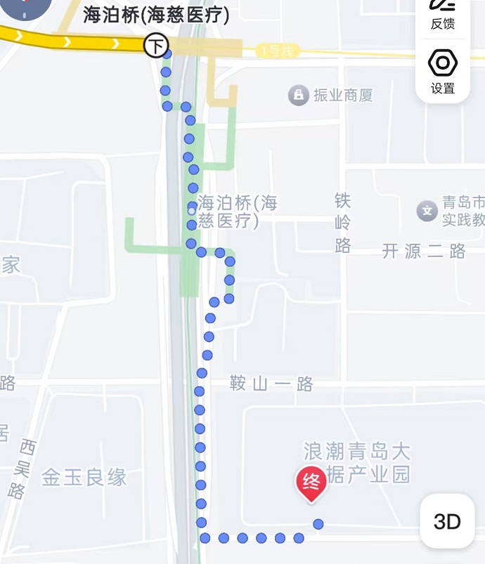 青岛PTE考点出站路线