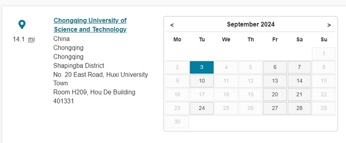 9月重庆PTE考试时间安排