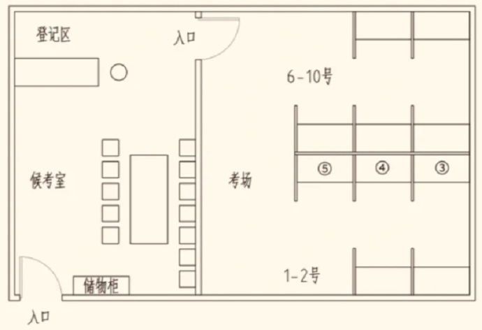 厦门PTE考场考位分布