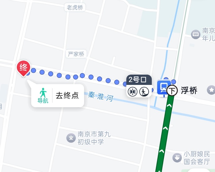 南京PTE考场路线-南京南站步行路线