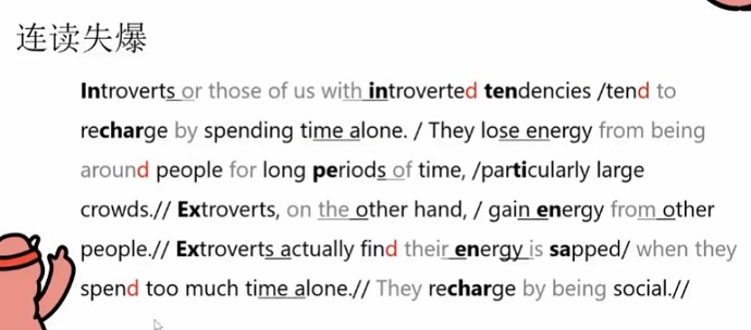 PTE口语RA例题Introverts连读失爆分析