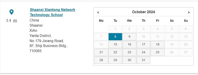 9月陕西西安PTE考试时间安排