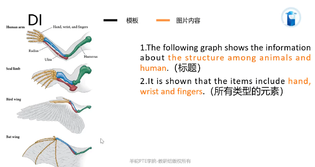 PTE口语DI题型例题讲解 非常规图解题方法