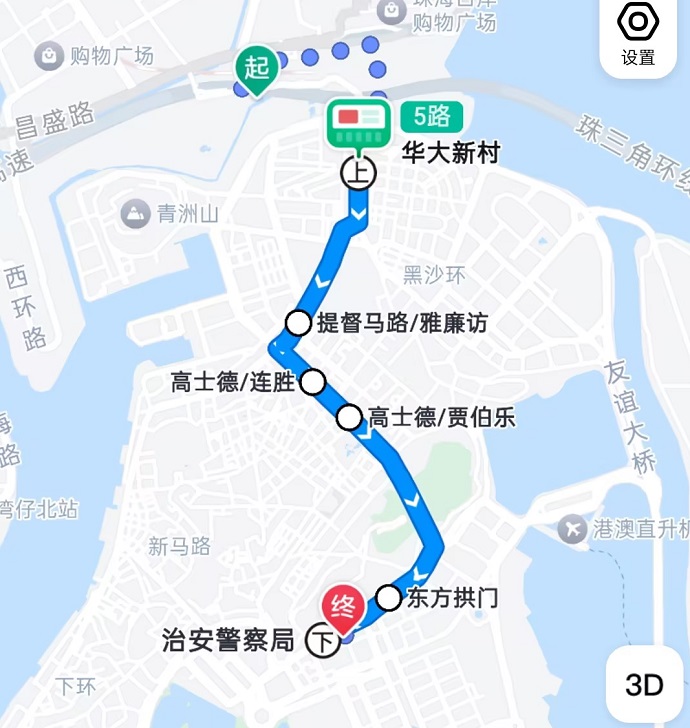 澳门PTE考场路线-珠海青茂口岸