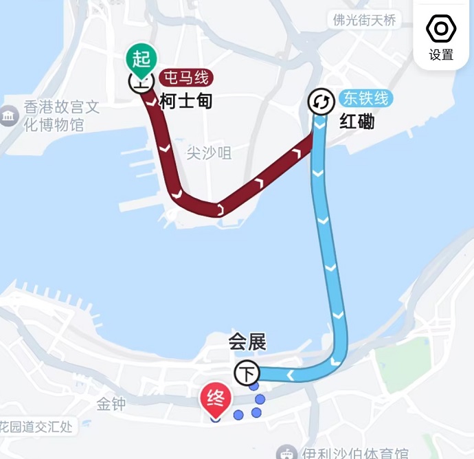 香港湾仔PTE考场路线