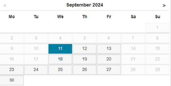 2024年9月山东济南PTE考点时间