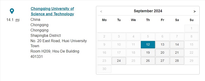 9月重庆PTE考试时间安排