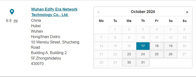 10月武汉艾迪时代PTE考试时间安排