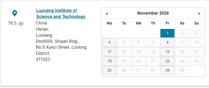 11月洛阳PTE考试时间安排