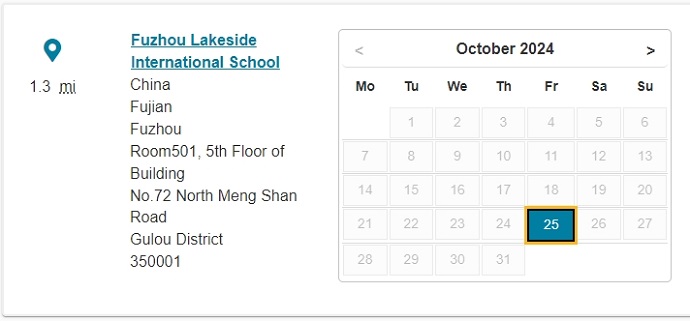 10月福州PTE考试时间安排