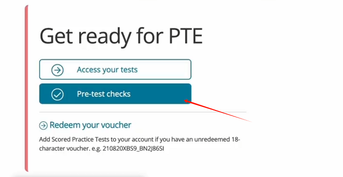 PTE官网模考怎么进入