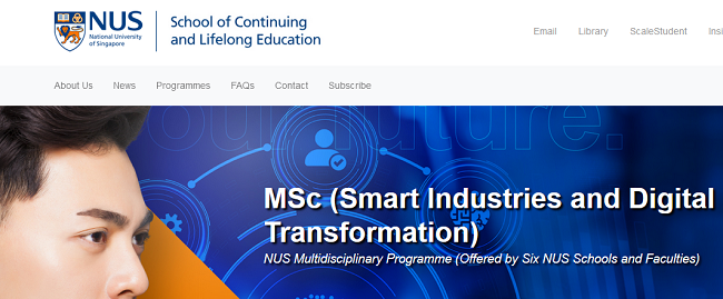 新加坡国立大学智能产业及数字转型硕士