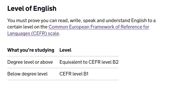 英国学生签证申请要求