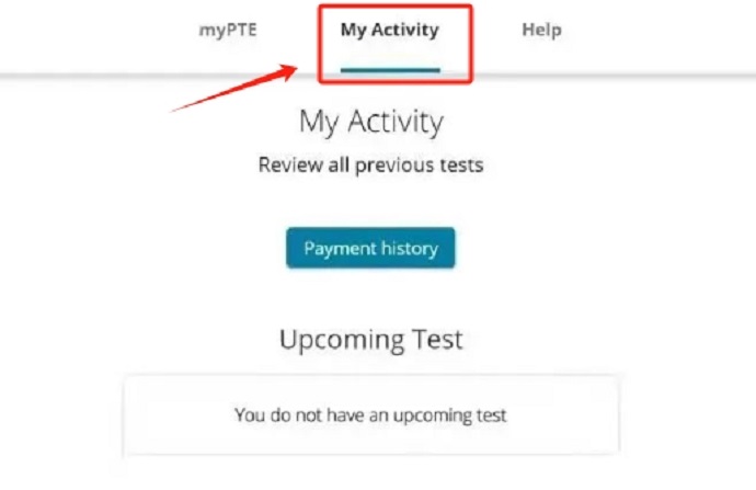 “My Activity（我的活动）”按钮