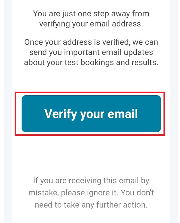 点击“Verify email”完成邮箱验证