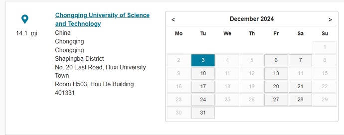 12月重庆PTE考试时间安排