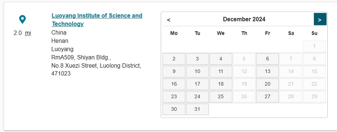 12月洛阳PTE考试时间安排