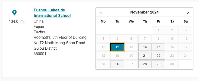 11月福州PTE考试时间安排