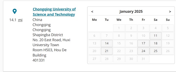 重庆PTE考点1月PTE考试时间