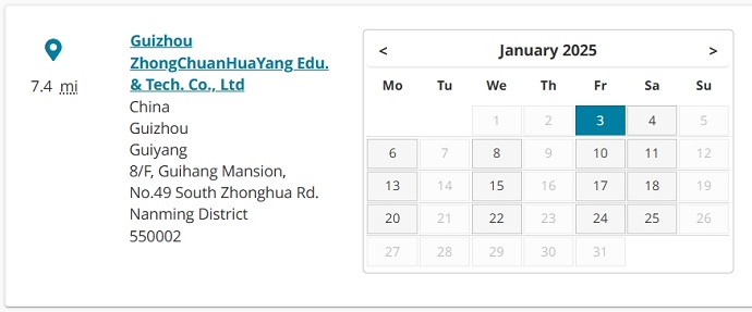 贵阳PTE考点1月PTE考试时间