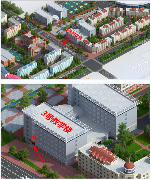 黑龙江大学韩国语能力考试考场示意图