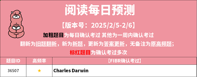 2025年2月5日PTE每日预测题更新